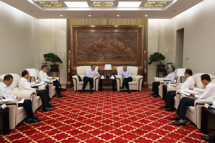錢智民拜訪農(nóng)發(fā)行黨委書記、董事長錢文揮