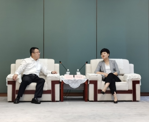 王小軍拜會(huì)廣西壯族自治區(qū)黨委常委、常務(wù)副主席蔡麗新