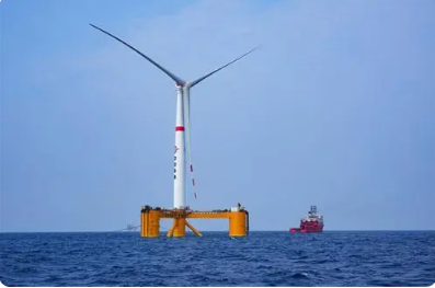 青島制造！我國首座深遠(yuǎn)海浮式風(fēng)電平臺“海油觀瀾號”完成海上安裝