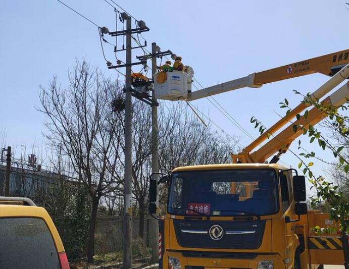 國網偃師供電公司帶電作業(yè)除鳥害隱患消缺零感知