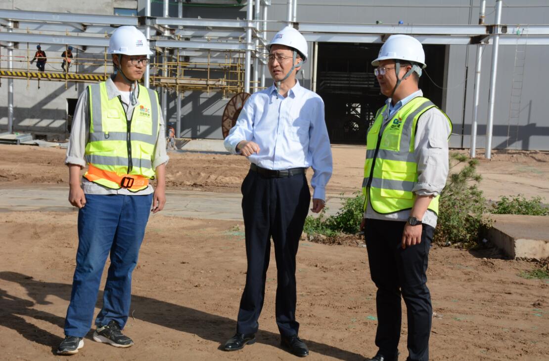 中國能建建筑集團(tuán)黨委委員、副總經(jīng)理汪公河到正寧百萬項目調(diào)研指導(dǎo)