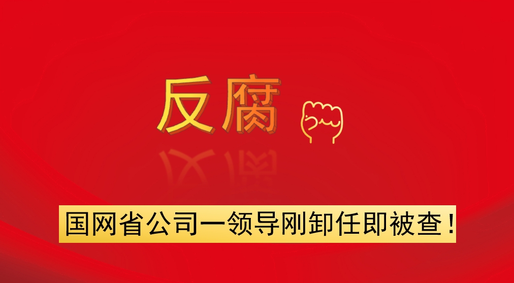 國網(wǎng)省公司一領導剛卸任即被查！